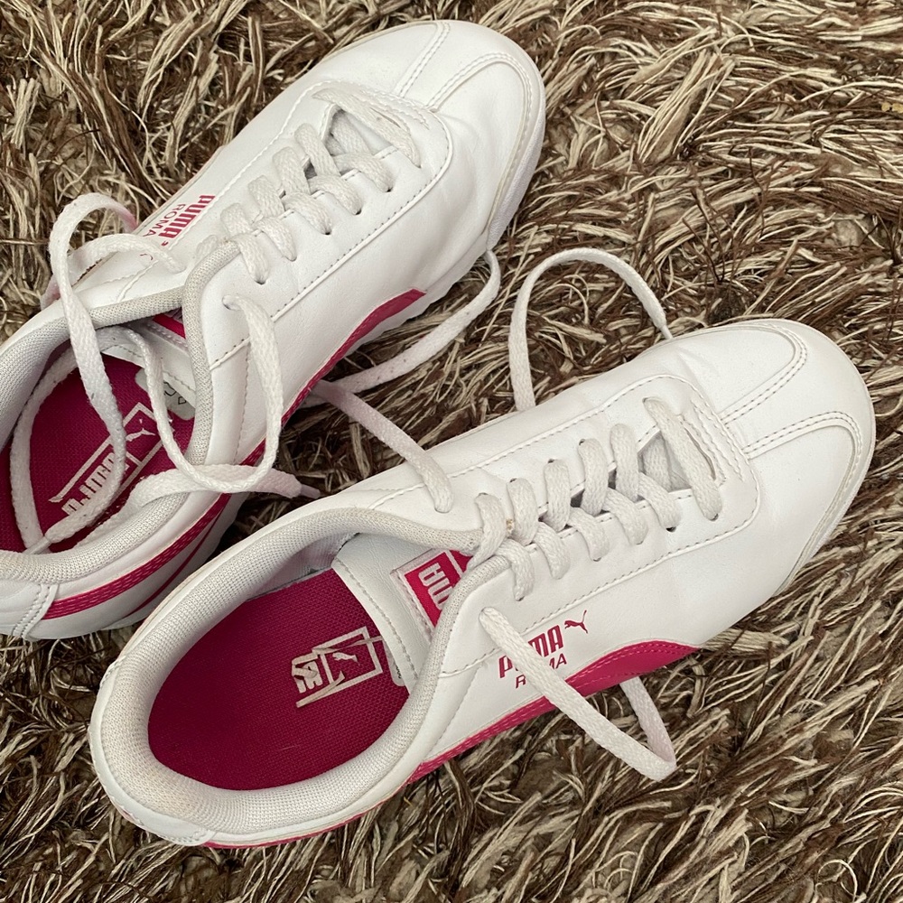 Puma sneakers. Neatly worn.